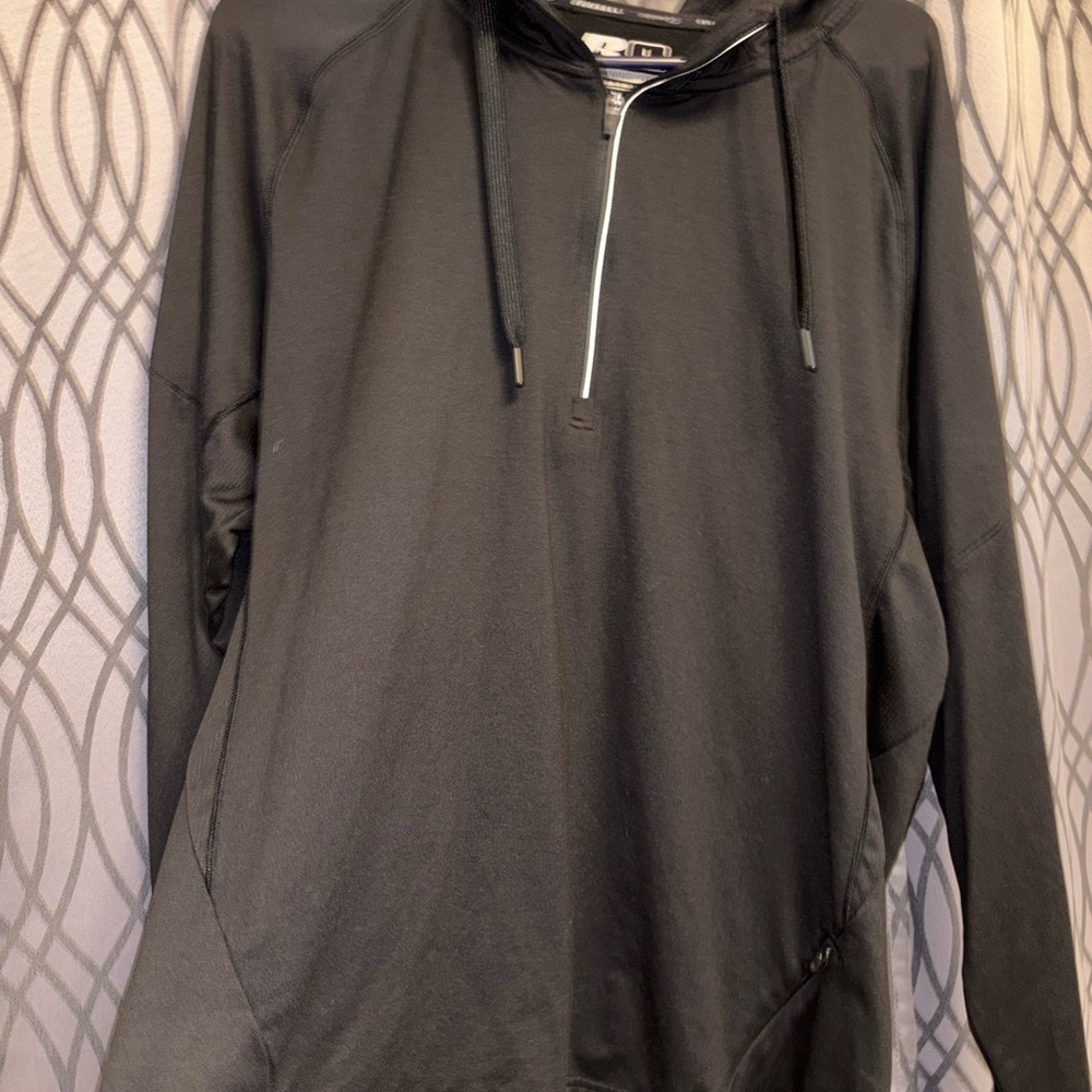 Russell Athletic Black Training Fit Pullover